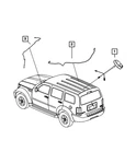 Genuine Mopar Antenna Cable 56040838AC New. Price: $16.80.