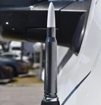 Anti-theft Gunmetal White Tip 50 Caliber Bullet Stubby Antenna For Jeep Wrangler New. Price: $31.95.