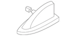 Genuine Nissan Radio Antenna Assembly 28208-7JA0B New. Price: $252.32.