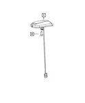 Genuine Mopar Satellite Antenna 5064908AA New. Price: $95.82.
