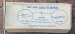 Vtg Radio Shack Archer Golden Stereo Omni Directional Fm Antenna Hi-fi 15-546 Open. Price: $99.95.