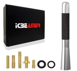 Jdm 5" Inch Real Carbon Fiber Silver Antenna Billet Aluminum For Car/truck D4 New. Price: $8.99.