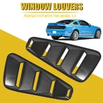 2* Window Louvers Scoop Cover Vent Fits 2005-2014 Ford Mustang COUPE/2-DR Auxito New. Price: $30.99.