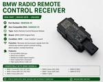 Bmw Radio Remote Control Receiver 5B4E029-01 New / Oem. Price: $99.00.