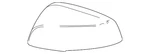 Genuine Toyota Mirror Cover 87915-0E070-A1 New. Price: $54.44.
