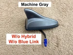 2018-2019 Hyundai Sonata Shark Fin Roof Antenna Machine Gray S2C W/o Blue Link Used. Price: $110.00.