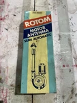 Rotom Motor Semi Automatic Power Antenna DC-12V RS-303 New In Box 9577. Price: $75.00.