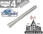 **short** 4" Aluminum Silver Antenna Mast-fits: 1984-1996 Jeep Wagoneer New. Price: $24.99.