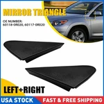 2PCS Fit For Toyota RAV4 2009-2012 Side Mirror Fender Corner Triangle Cover Trim New. Price: $13.29.