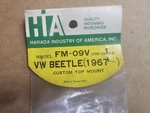 Harada FM-09V Rare 1967-1977 Vw Beetle Custom Top Mount Antenna New Old Stock Fr. Price: $32.99.