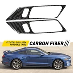 Black Carbon Fiber Interior Door Handle Panel Cover Kit Ford Mustang 2015-23 New. Price: $17.99.