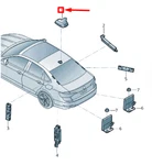New Volkswagen Arteon 3H7 Roof Antenna 5Q0035507AK5FQ Original. Price: $151.87.
