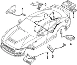 Genuine Ford Antenna Cable PR3Z-18812-AA New. Price: $24.30.