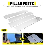 4PC Glossy Chrome Pillar Post Window Cover Trim 15-21 Ford F-150 With Keypad New. Price: $13.29.