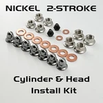 Nickel Top End Kit Cylinder Head Base Nuts Acorn Cap Honda New. Price: $18.99.