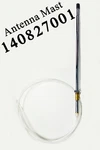 1408270001 Mercedes Benz Fm Power Antenna Mast Black Tip Stainless Steel New. Price: $16.95.