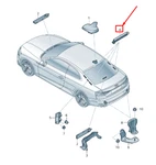 New Audi A5 F5 Left Upper Antenna Amplifier 8W6035225B Original. Price: $88.41.