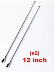 12" 2-PACK Stainless Am/fm/xm/cb Mast Antennas For Honda Goldwing GL1800 01-18 New. Price: $20.90.