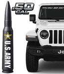 Ecoauto 50 Cal Badass Bullet Antenna For 2007+ Jeep Wrangler Jk/jl ( Us Army) New. Price: $25.00.