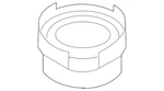 Genuine Volkswagen Radio Antenna Base Nut 1J0-035-437 New. Price: $24.65.