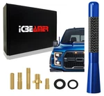 Jdm Mini 5" Stubby Carbon Fiber Aluminum Vehicle Am/fm Blue Antenna M653 New. Price: $8.99.