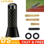 1.4" Black Carbon Fiber Am/fm Radio Short Antenna Stubby Screw Aluminum New. Price: $8.99.
