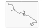 Genuine Mazda Antenna Cable KJL1-66-F30 New. Price: $49.50.