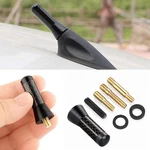 Universal 1.4" Inches Antenna Aerial Carbon Fiber Radio Fm Am Antena Black New. Price: $8.54.