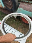 Vintage Set Of Four Gm Ford Dodge Ram 16" Truck Trim 4 Rings Classic Used. Price: $99.99.