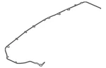 Genuine Mitsubishi Antenna Cable 8723A495 New. Price: $172.86.