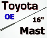 Oe 16" Am/fm Antenna Mast FITS:03-08 Toyota Corolla Yaris/ Solara **brand New**. Price: $21.50.