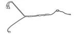 Genuine Volkswagen Antenna Cable 000-098-654 New. Price: $50.60.