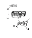 Genuine Mopar Sdars Antenna Cable 68325470AC New. Price: $26.94.