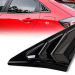 Fit Honda Civic Type Hatchback 17-2020 Rear Side Vent Window Louver Cover Trim New. Price: $21.84.