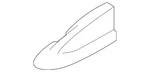 Genuine Mitsubishi Radio Antenna Cover 8723A625RA New. Price: $109.34.