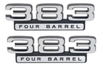 Oer Front Fender 383 Emblem Set For Dodge Charger Coronet Dart And Barracuda New. Price: $119.98.