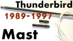 Ford Power Antenna Mast Thunderbird 89-1997 New + How 2. Price: $13.49.