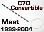 C70 Volvo Convertible Power Antenna Mast 1999-2004 New. Price: $21.85.