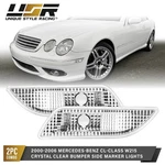 Clear Bumper Side Marker Lights Pair For 2000-2006 Mercedes Benz Class W215 New. Price: $39.95.