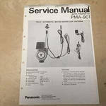 Original Panasonic Service Manual For The PMA-901 Car Antenna Repair Good. Price: $12.98.