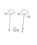 Genuine Mopar Base Cable And Bracket Antenna 6ZZ66RUWAA New. Price: $121.16.