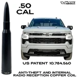 50 Caliber Ammo Bullet Anti Theft Copper Coil Antenna For Chevy Silverado New. Price: $32.95.
