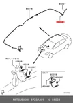 Genuine Oe Baseantenna 8723A301 For Mitsubishi 8723-A301 Neu. Price: $90.00.