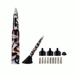 Metra & Ammo 5.5" U.s. Flag Wrap 0.50 Caliber Replica Antenna 50US New. Price: $76.22.