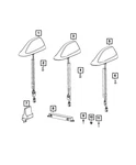 Genuine Mopar Base Cable And Bracket Antenna 6ZP28DX8AA New. Price: $99.10.
