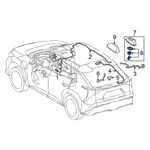 For Toyota 4RUNNER 2025-2026 86769K0010 Radio Antenna Base Bracket New. Price: $20.42.