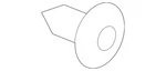 Genuine Honda Bumper Cover Screw 93903-45480 New. Price: $7.75.