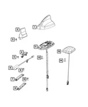 Genuine Mopar Cable & Base Assembly Antenna 5ZW43SSEAA New. Price: $51.38.