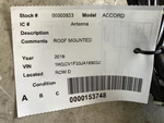 Accord 2018 Antenna 318684 Used. Price: $85.88.