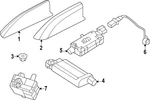 Genuine Land-rover Antenna Mast LR151864 New. Price: $296.02.